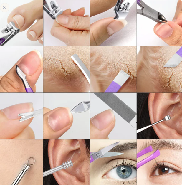 16Pcs Manicure Set for Women Men