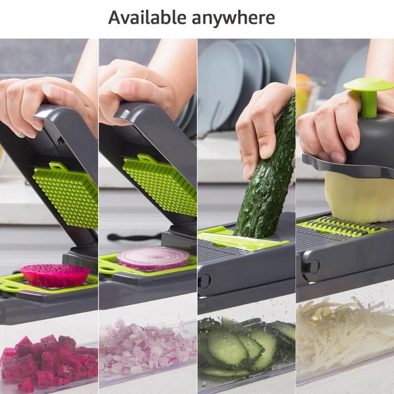 Mandoline Slicer | Safe Adjustable Vegetable Cutter