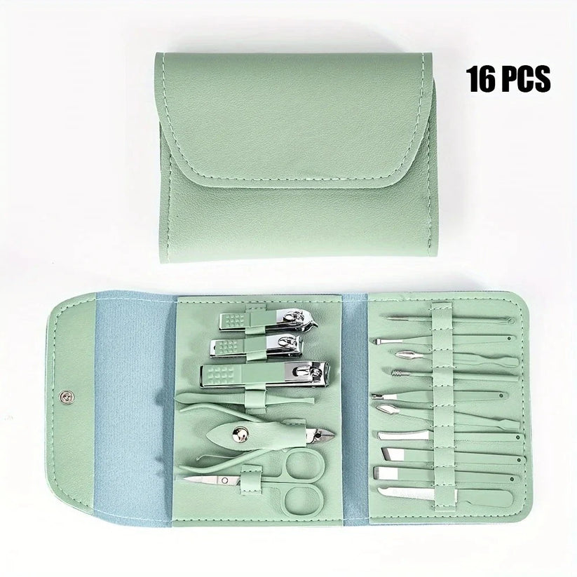 16Pcs Manicure Set for Women Men